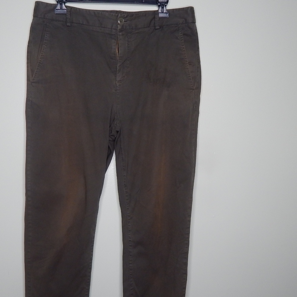 everlane men 99%cotton/2% elastane sz 33 olive
